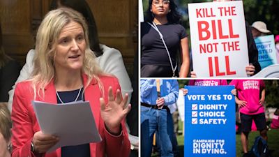 MPs approve controversial assisted dying bill allowing terminally ill adults in England and Wales to end their lives with medical help