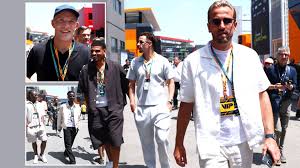 Thomas Tuchel brings England football stars to the Spanish Grand Prix in Barcelona for a sun-soaked break before their next match