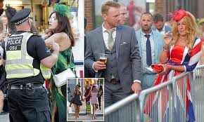 Thousands of racegoers flood into Berkshire as Royal Ascot kicks off with booze, heels and sky-high champagne prices
