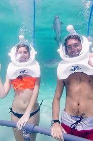 Tourist loses oxygen helmet during sea trek as stingray encounter sparks underwater panic at Xcaret Park in Mexico