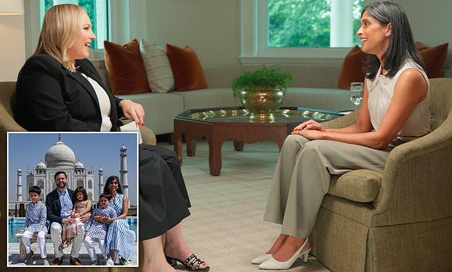 Usha Vance talks about embracing both Catholic baptism and Hindu heritage while raising three children in the historic Naval Observatory in D.C.