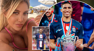 Wanda Nara attends Champions League final in Munich and sparks dating rumors with former PSG player Achraf Hakimi amid divorce from Mauro Icardi