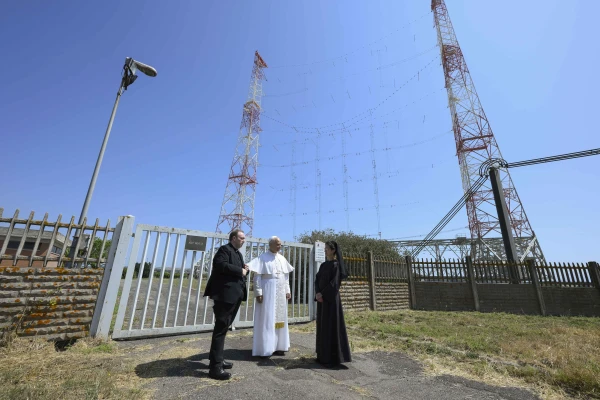 Pope Leo XIV returns to historic Vatican radio facility in Italy where popes before him pioneered global Catholic broadcasting
