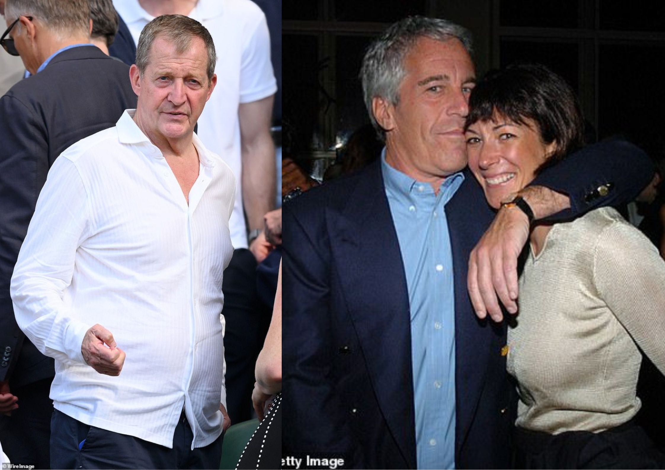 Alastair Campbell, Jeffrey Epstein, and Ghislaine Maxwell