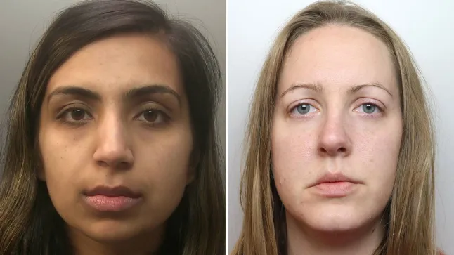 Beinash Batool and Lucy Letby