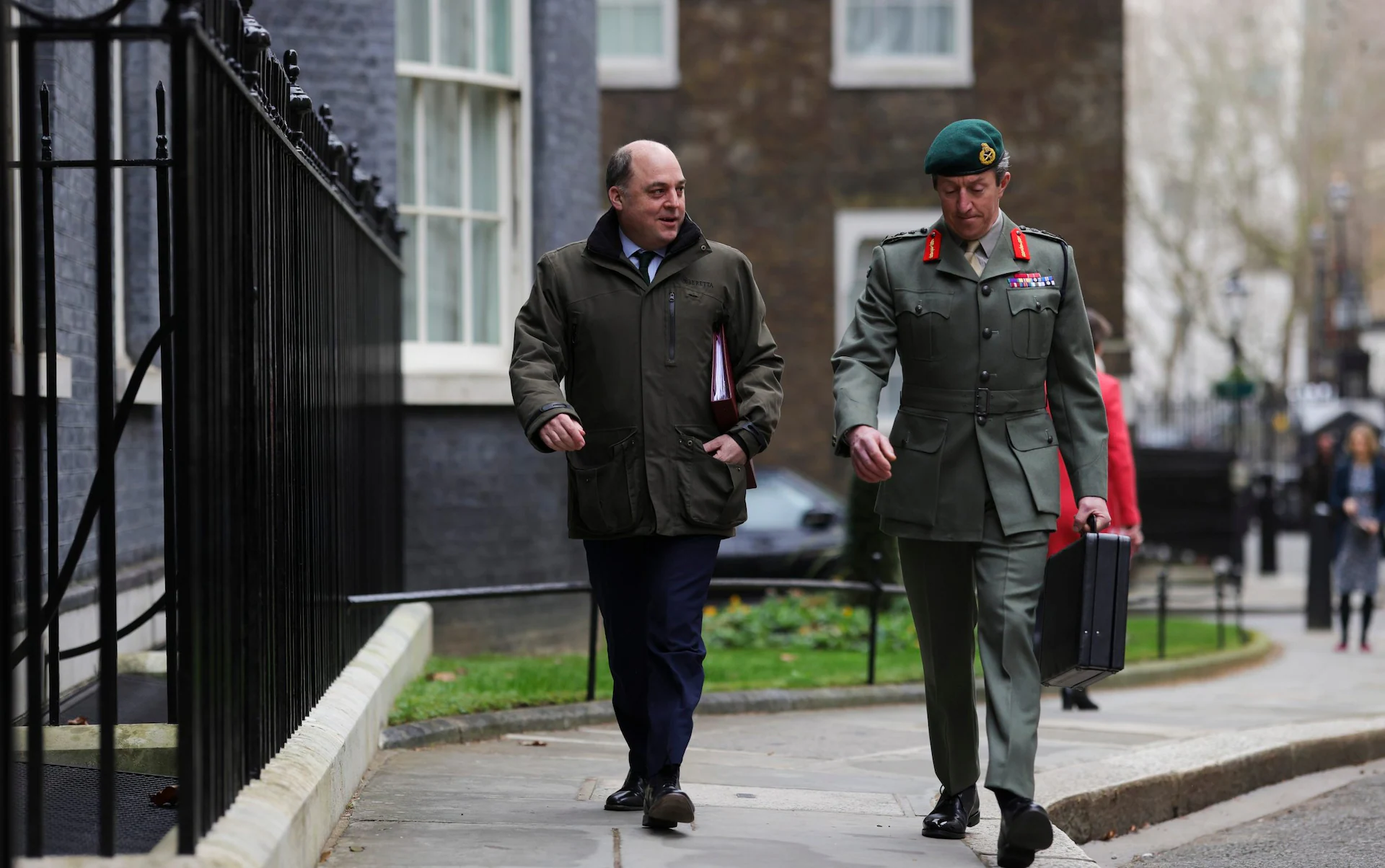 Ben Wallace and General Sir Gwyn Jenkins