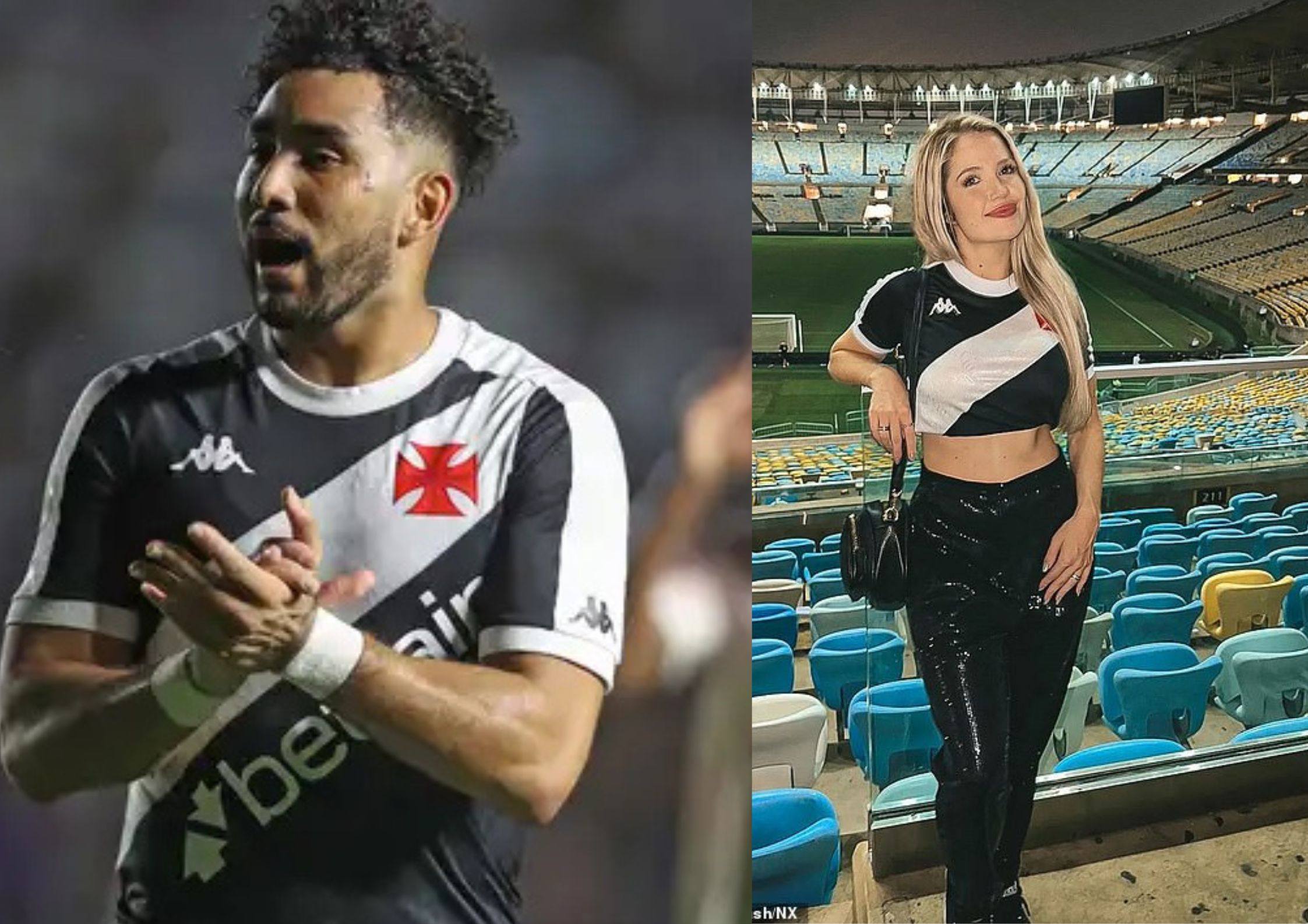 Dimitri Payet and Larissa Ferrari