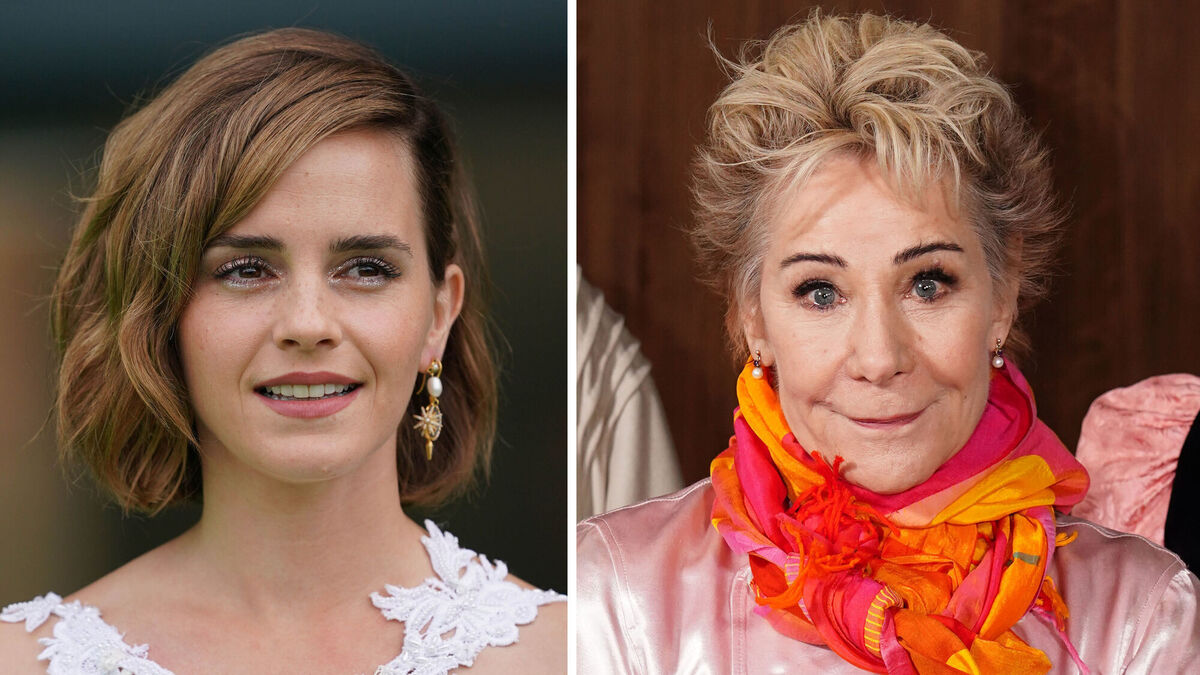 Emma Watson (left) and Zoe Wanamaker