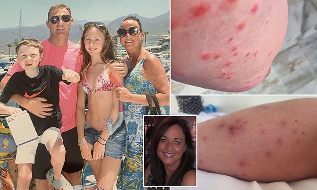 Emma, her partner Stephen Brougham, and their two children, Sophie (13) and Bobby (7)
