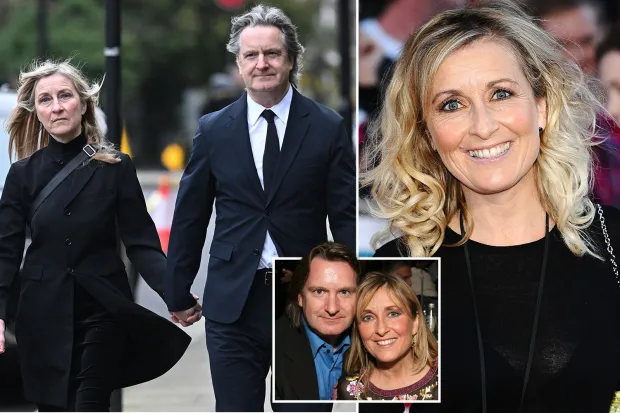 Fiona Phillips and Martin Frizell