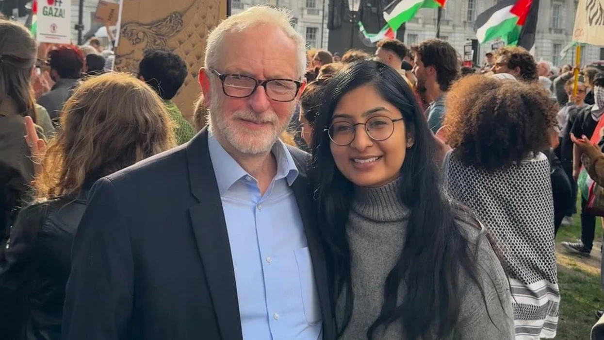 Jeremy Corbyn and Zarah Sultana