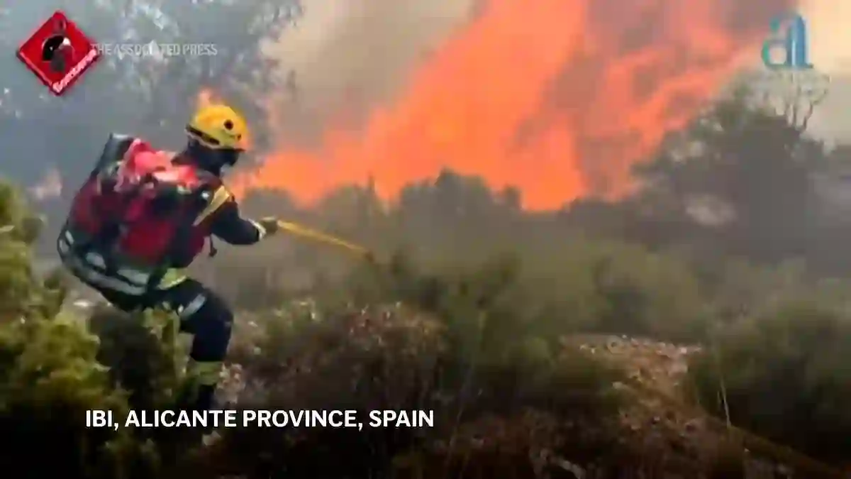 Raging wildfires