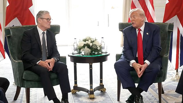 UK Prime Minister Keir Starmer and US President Donald Trump