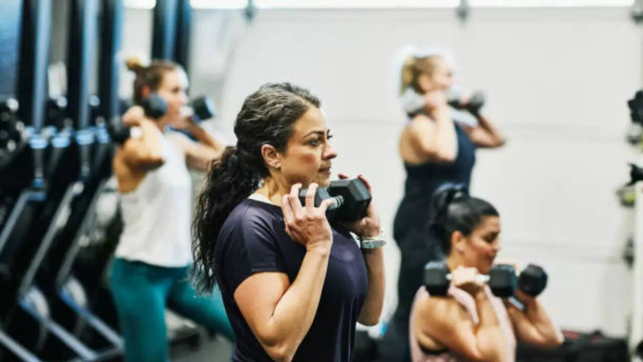 Women in the gym