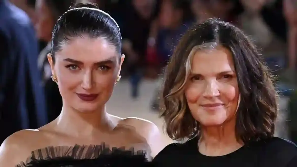 Eve Hewson stuns on Venice Film Festival red carpet alongside her mother Ali Hewson in glamorous black gowns