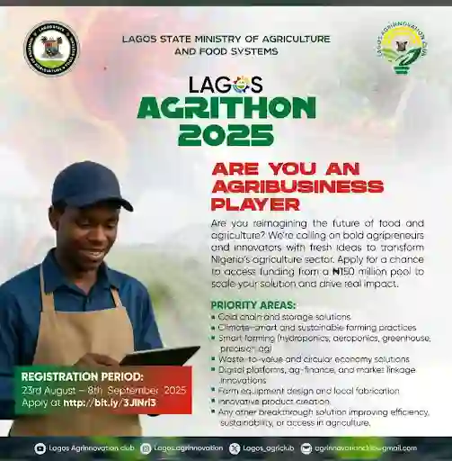 Nigerian Government Invites Agripreneurs to Apply for ₦150 Million Funding Pool to Transform Agriculture in Lagos