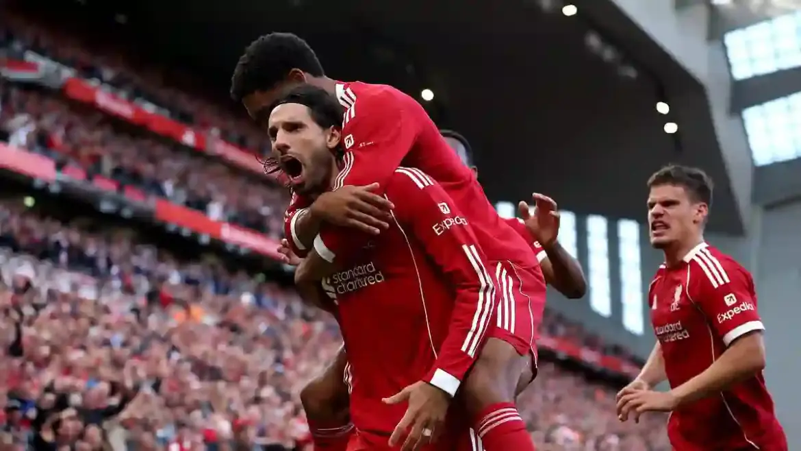 Liverpool edge Arsenal with a stunning Szoboszlai free kick at Anfield as title defence gathers momentum