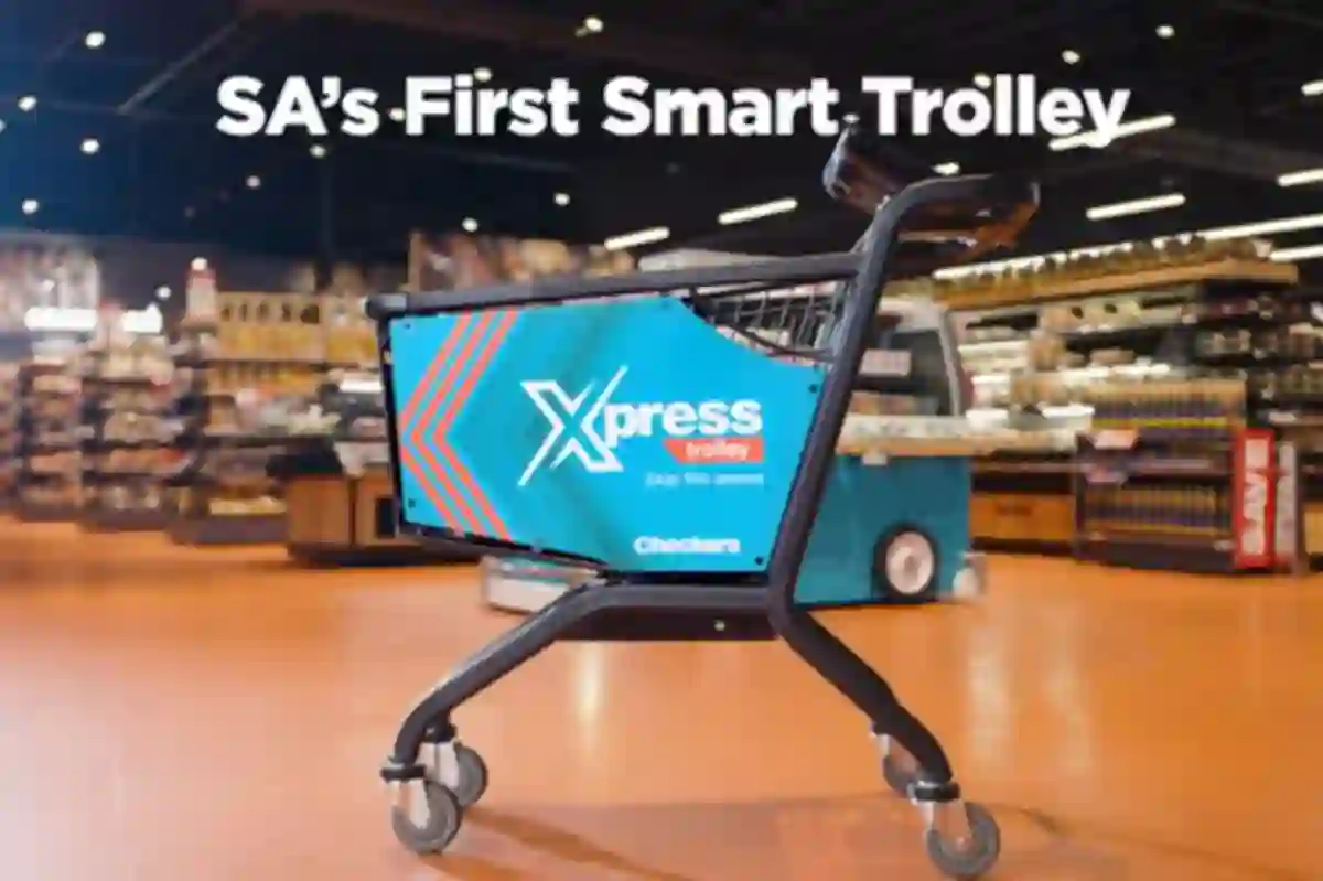 Checkers introduces first smart shopping trolley in South Africa as shoppers in Brackenfell and Constantia begin testing queue free technology