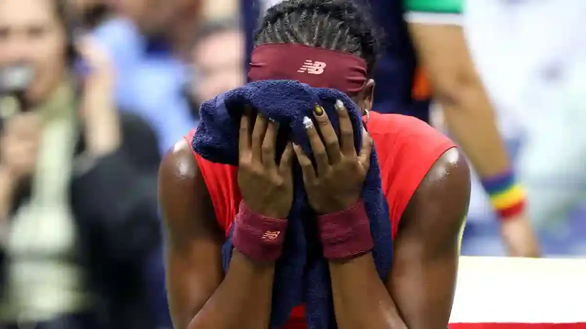 Coco Gauff overcomes serving woes and nerves to triumph against Donna Vekic in a tense second-round match at Flushing Meadows