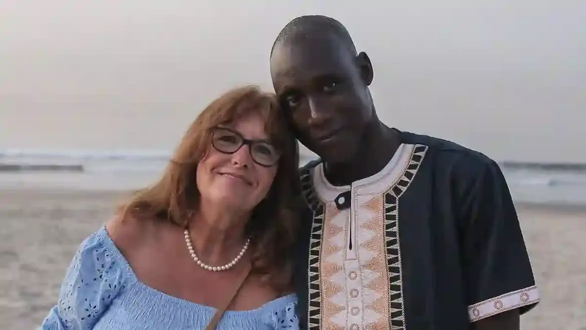 British grandmother falls in love with younger waiter in The Gambia and faces culture clash and family warnings over money and marriage doubts