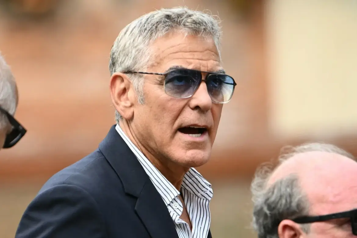 George Clooney misses Venice Film Festival press conference as actor battles a serious sinus infection while co stars step in for promotion
