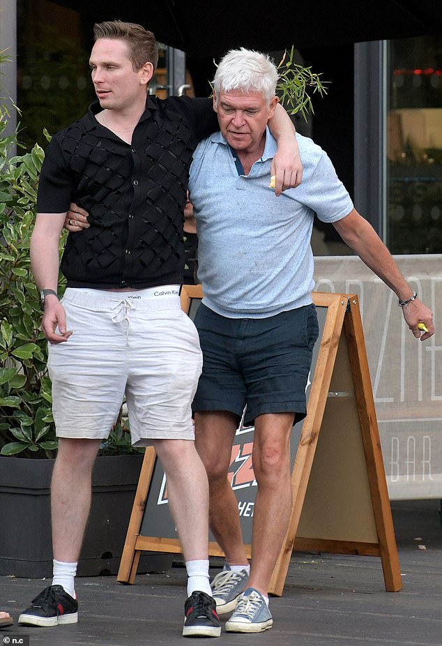 Joshua Luke Sharman and Phillip Schofield