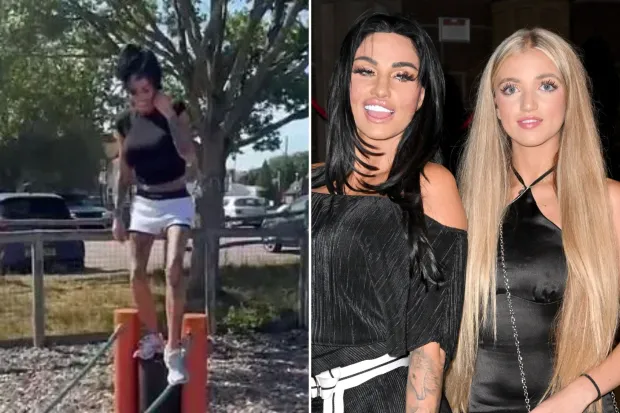 Katie Price and Princess Andre