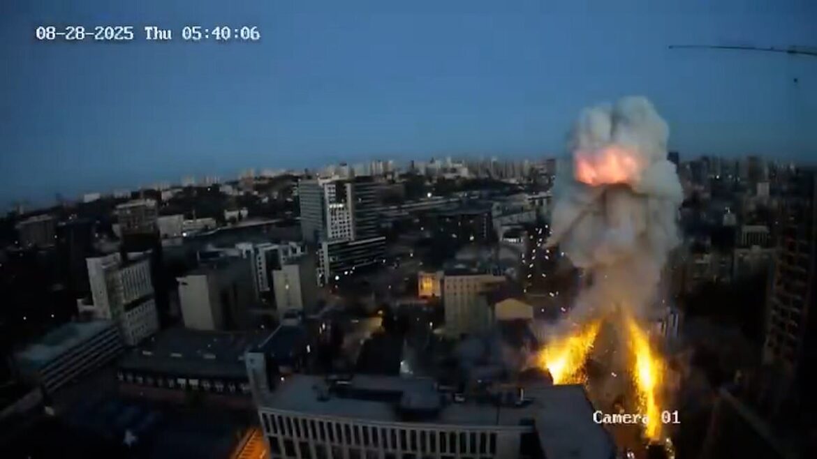 Russian Forces Hit Kyiv with Hypersonic Missiles Destroying Apartment Blocks and International Mission Sites
