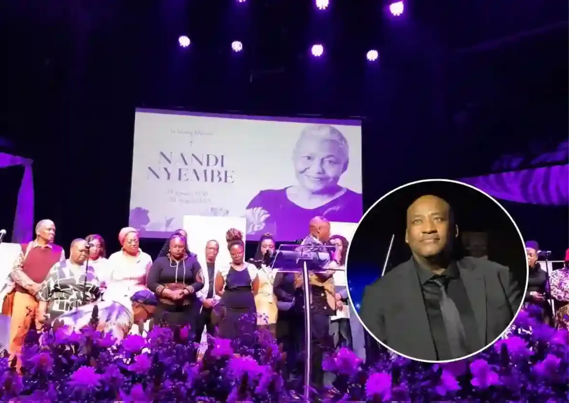 Actress Lerato Mvelase Publicly Criticizes Minister Gayton McKenzie at Nandi Nyembe Memorial in Johannesburg Over Artist Support