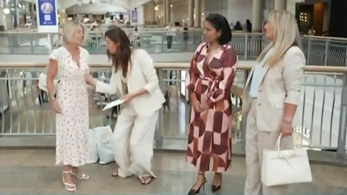 Lisa Snowdon Leaves Shoppers Stunned with Hands-On Makeover at Bluewater Shopping Centre in Dartford Kent