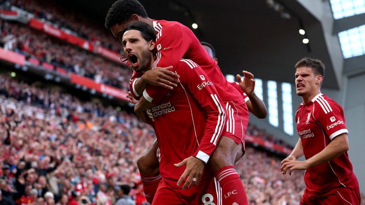 Liverpool host Arsenal in Premier League clash at Anfield as fans follow live updates and on the ground reports