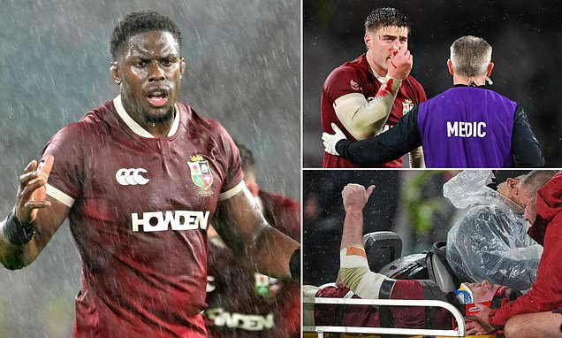 Maro Itoje, Tommy Freeman, and James Ryan