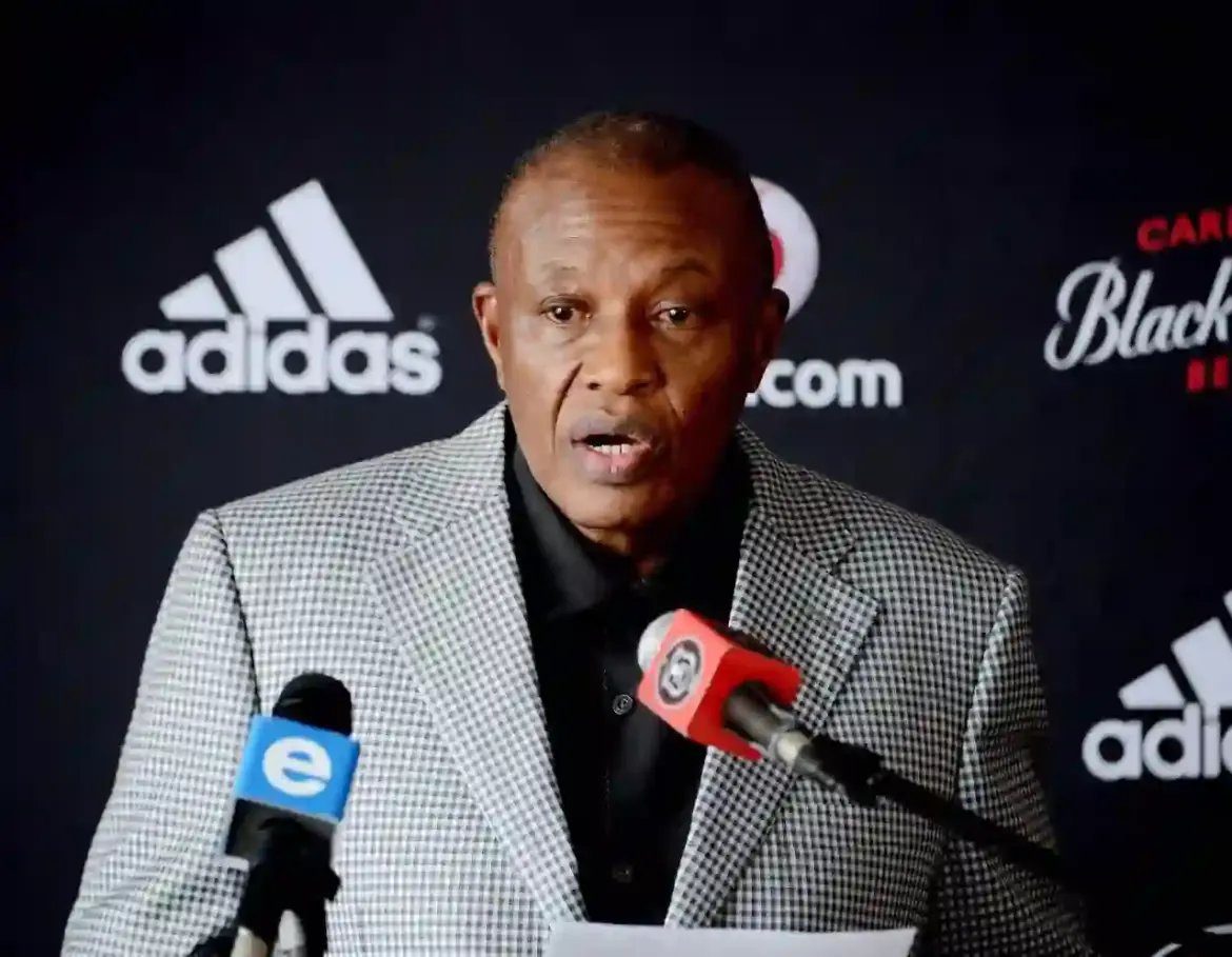 Orlando Pirates Block Monnapule Saleng From Facing Parent Club Orbit College in North West PSL Clash
