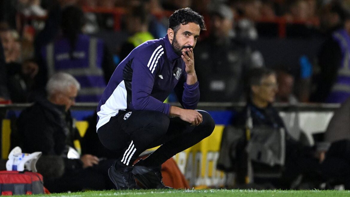 Manchester United suffer humiliating Carabao Cup defeat as Ruben Amorim watches his £400m squad collapse against Grimsby Town in Lincolnshire