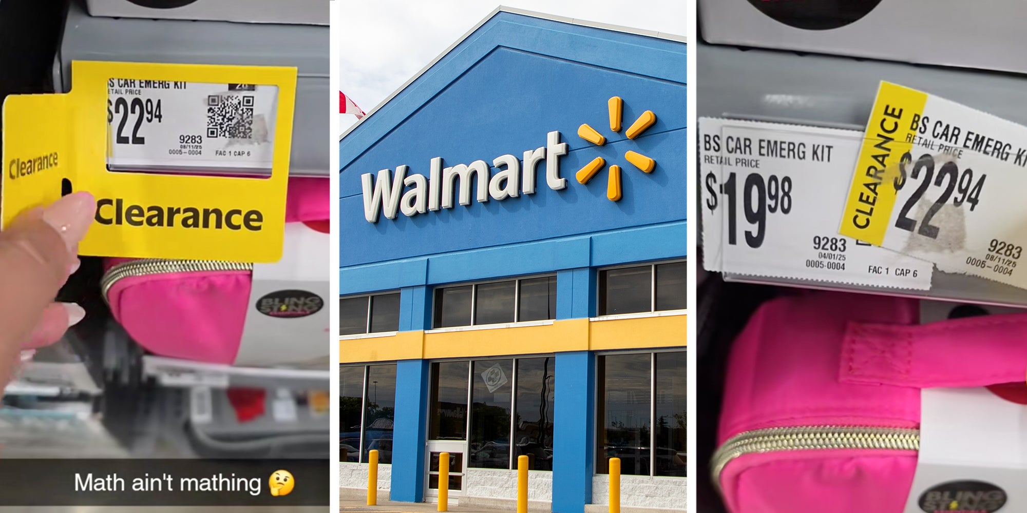Shopper spots clearance price higher than original at Walmart
