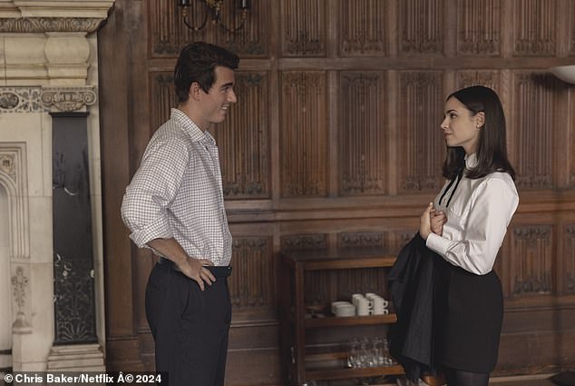 Sofia Carson, 32, and Corey Mylchreest, 27 star in My Oxford Year