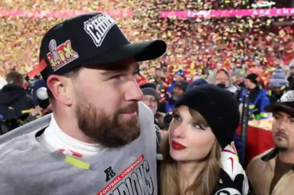 Taylor Swift and Travis Kelce announce their engagement on social media as Kansas City Chiefs and NFL celebrate the news across America