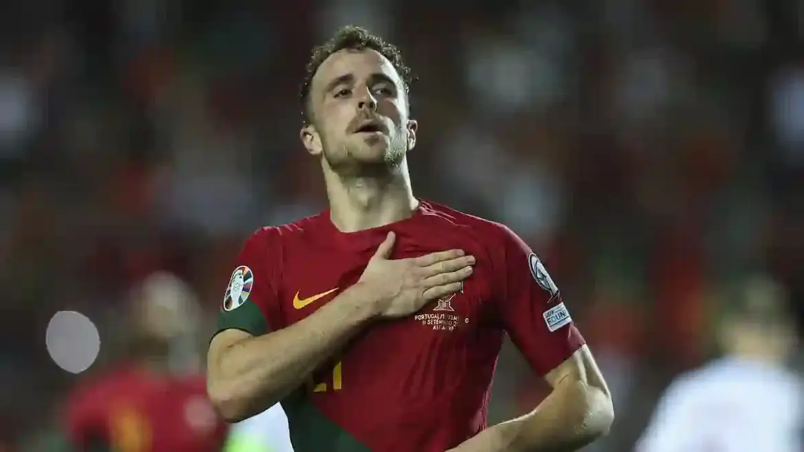 Portugal honours late Diogo Jota by giving his number 21 shirt to close friend Ruben Neves in Lisbon