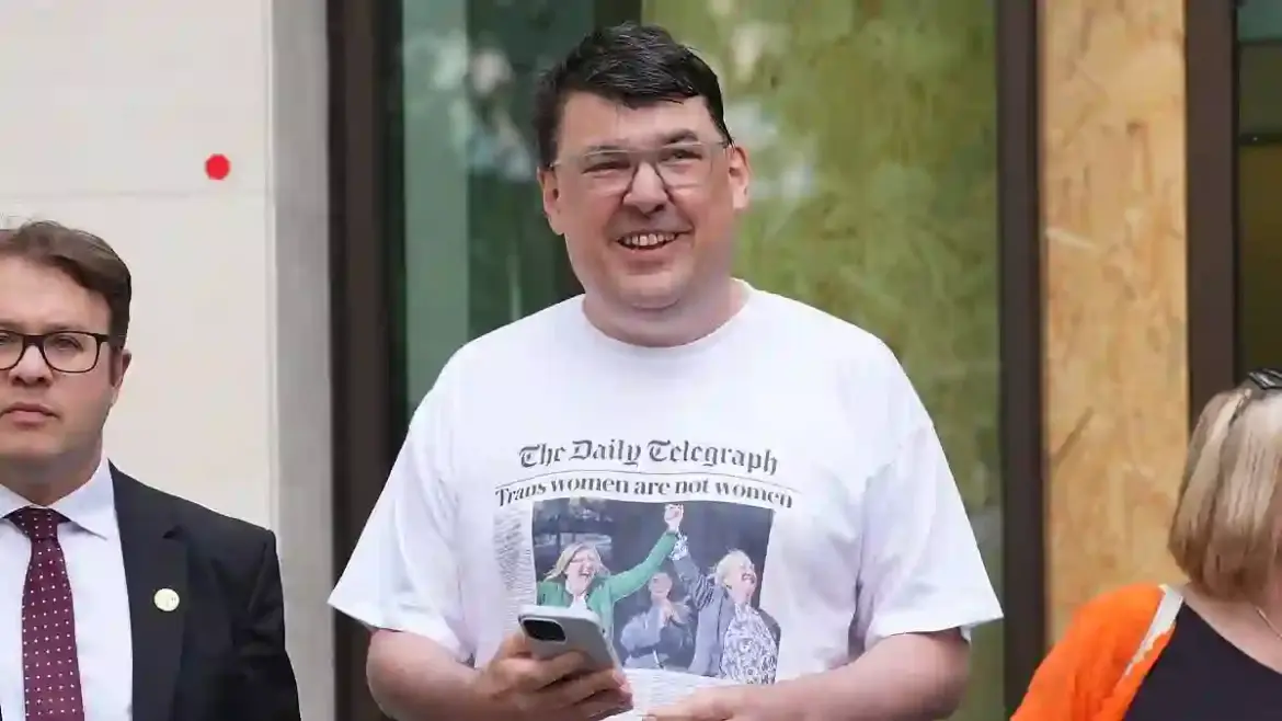 Police arrest comedian Graham Linehan at passport control in London after social media jokes spark controversy