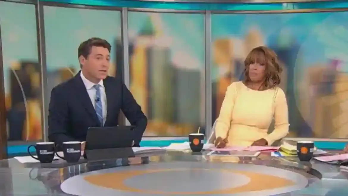 Gayle King Reacts with Shock to Co-Host Tony Dokoupil Criticizing Jimmy Kimmel on CBS Mornings in the United States