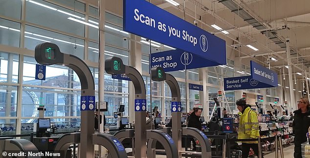 Tesco introduces Heathrow style security scanners in Slough store as shoppers complain about prison like atmosphere in London