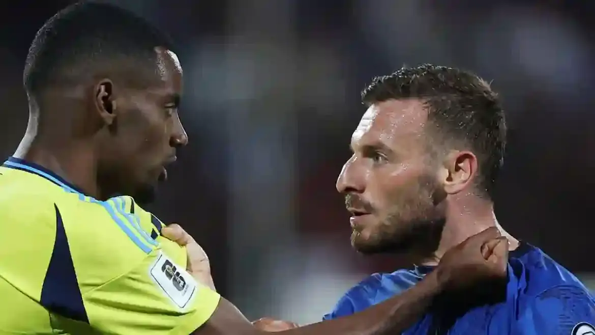Alexander Isak Struggles to Make an Impact as Sweden Suffers Shock Defeat to Kosovo in Pristina