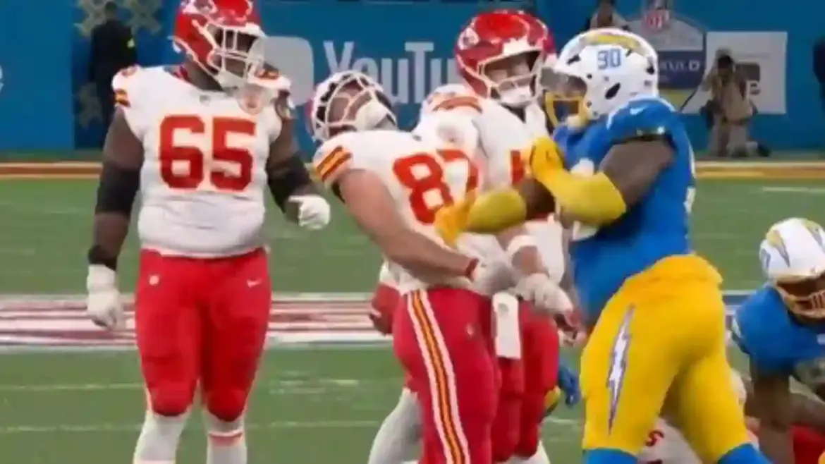 Andy Reid criticizes NFL rules after Teair Tart slaps Travis Kelce in the head during Chiefs versus Chargers game in Sao Paulo