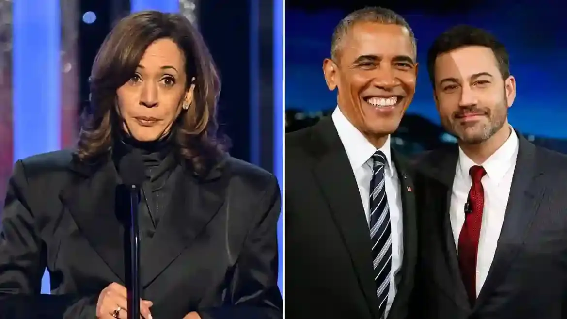 Barack Obama and Kamala Harris condemn ABC decision to suspend Jimmy Kimmel in Los Angeles as a dangerous assault on free speech