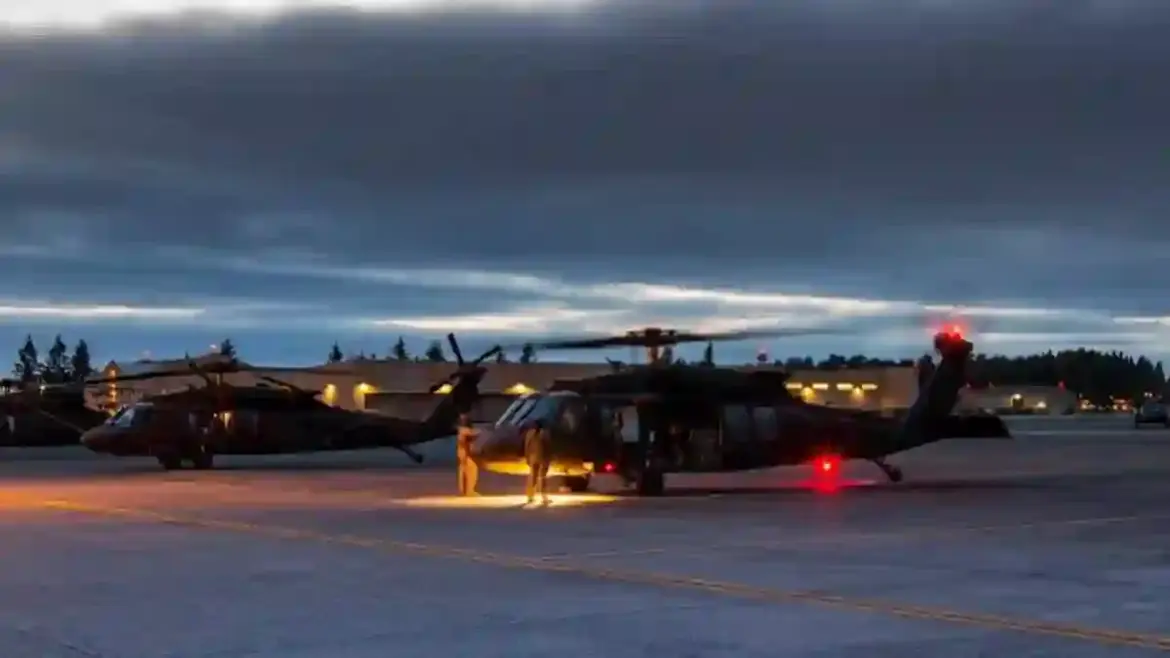 Four special operations soldiers are feared dead after Black Hawk helicopter crashes near Joint Base Lewis-McChord in Washington
