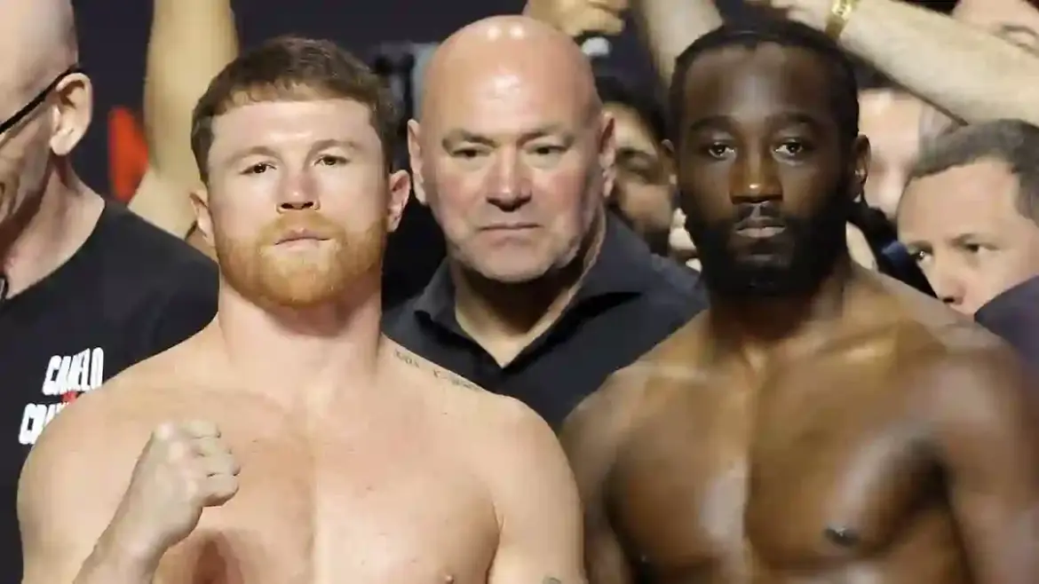 Canelo Alvarez secures record breaking £100 million fight purse as he defends super middleweight titles against Terence Crawford in Las Vegas