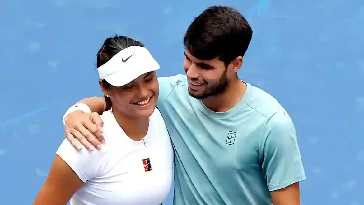 Carlos Alcaraz is revealed to be dating Sports Illustrated model Brooks Nader after US Open victory in New York