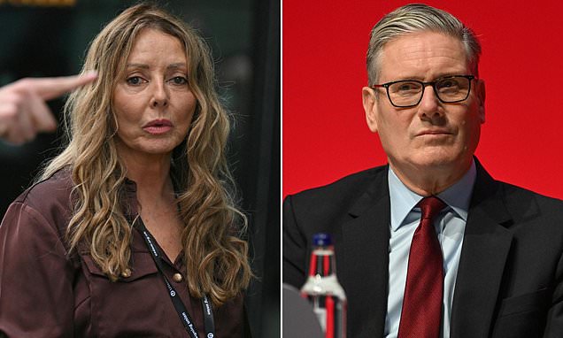 Former Countdown star Carol Vorderman criticises Labour government in Liverpool and warns that Sir Keir Starmer cannot win another general election as Prime Minister