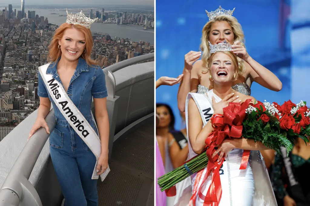 Newly crowned Miss America Cassie Donegan speaks out against negative comments about her pageant look during her victory celebration in New Jersey