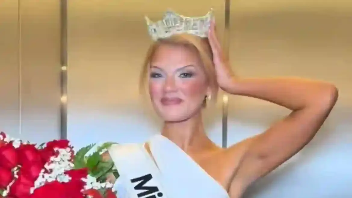Cassie Donegan wins Miss America 2026 crown while facing online criticism over her makeup after the pageant in New York
